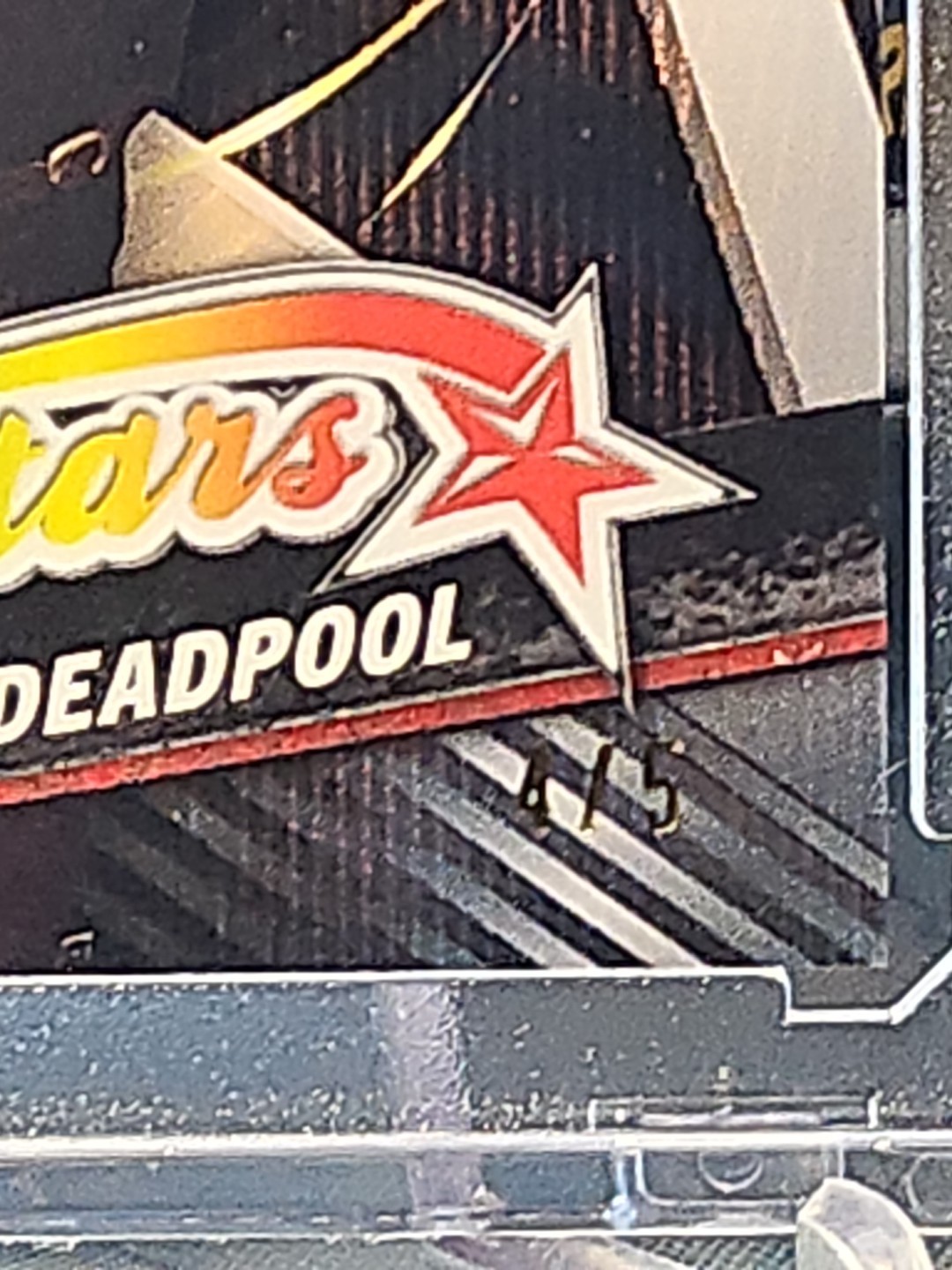 2025 Topps Chrome Deadpool Red Refractor /5 Golden Age Deadpool FS-4