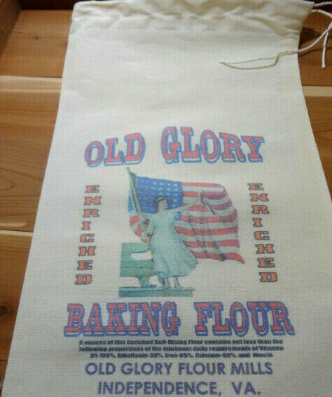 RL-40 OLD GLORY Flour Bag Sack Feed Seed Novelty Collectible