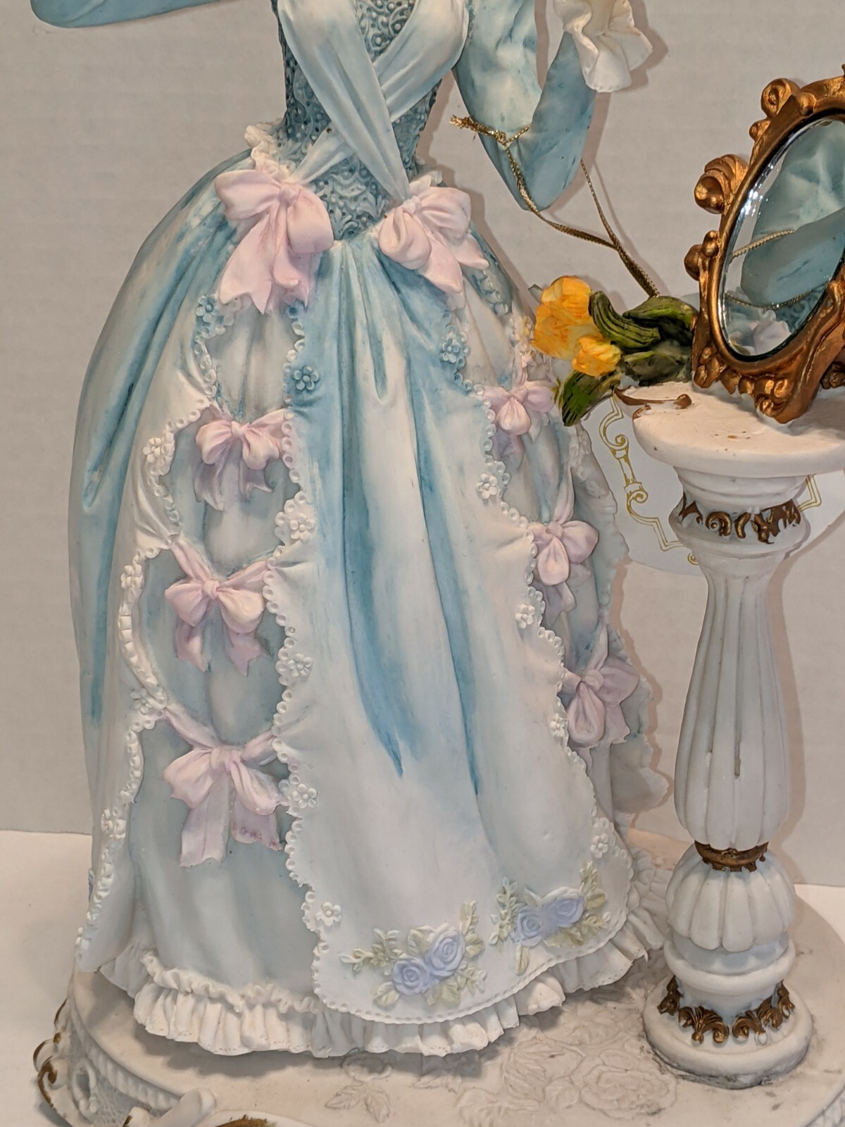 RARE Turtle King Giovanni Giftware Collection Lady in Mirror Figurine 13″ *NEW*