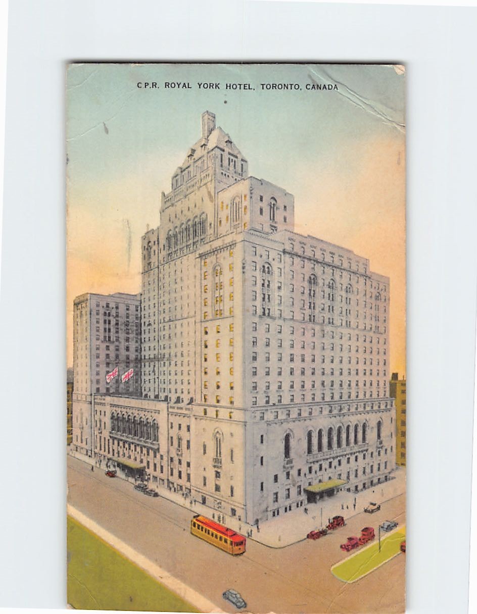 Postcard C.P.R. Royal York Hotel Toronto Ontario Canada