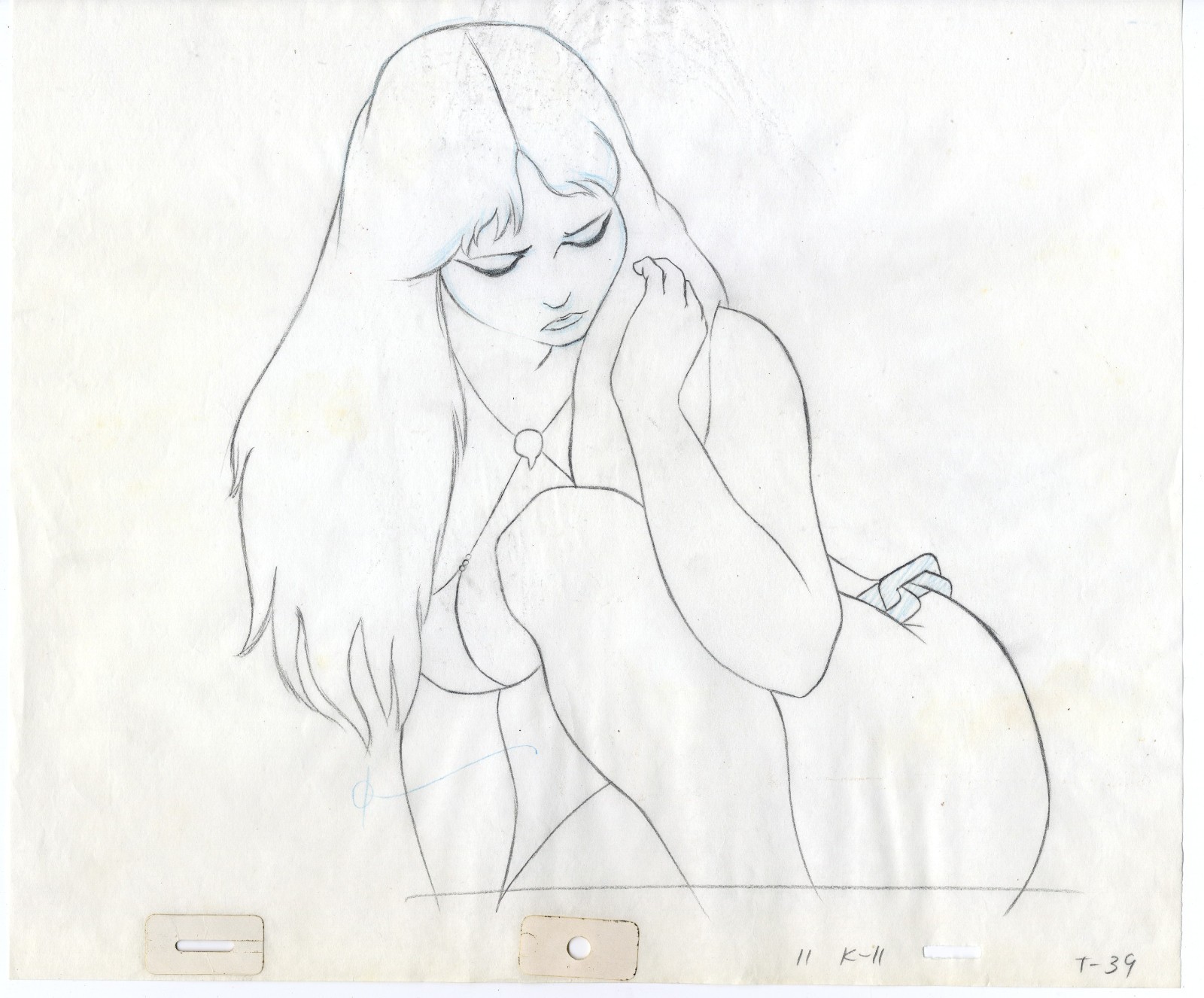 FIRE & ICE: ORIGINAL ANIMATION PRODUCTION DRAWINGS (w/ Free Autograph)