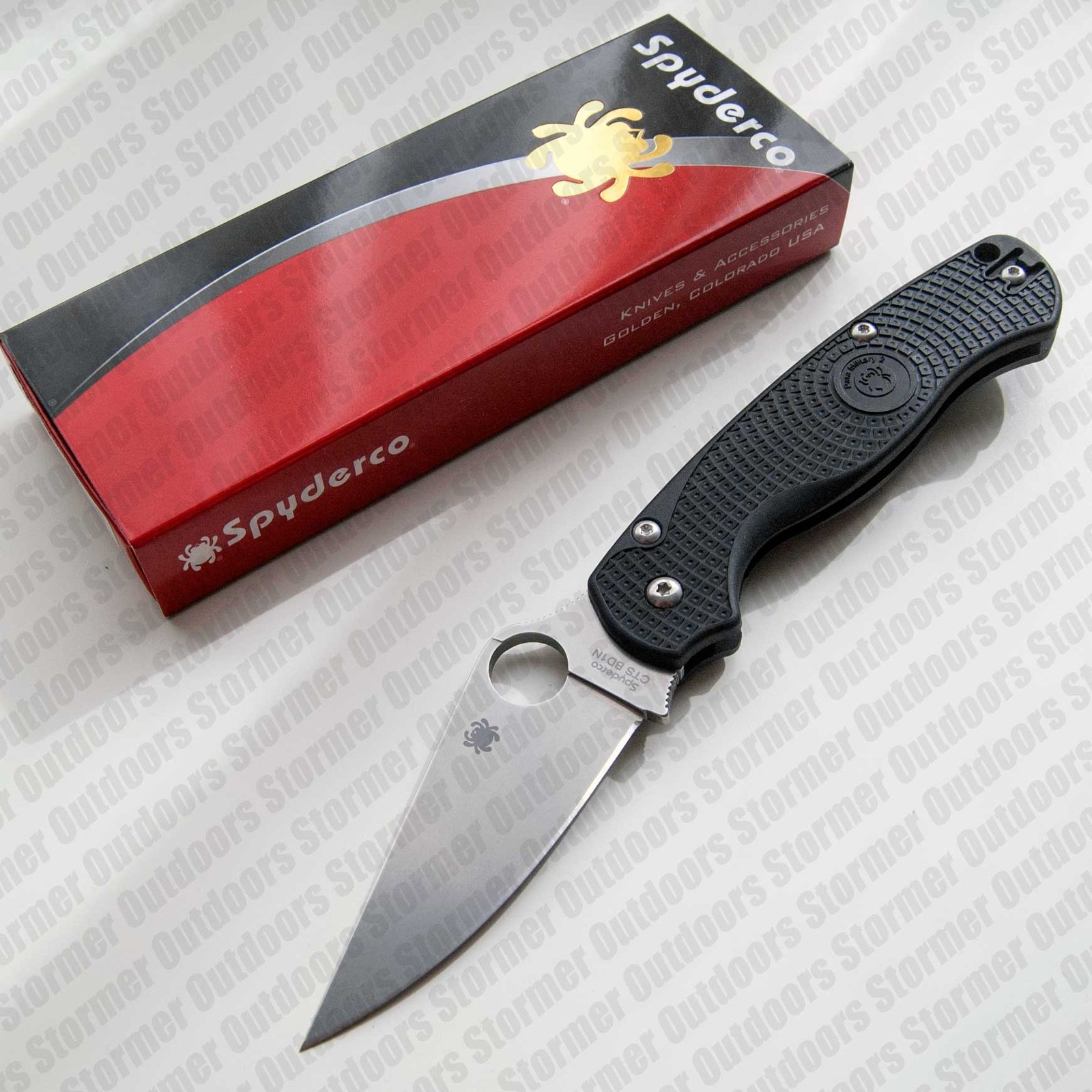 Spyderco Para Military 2 Lightweight Knife Compression Lock FRN Handle C81PBK2