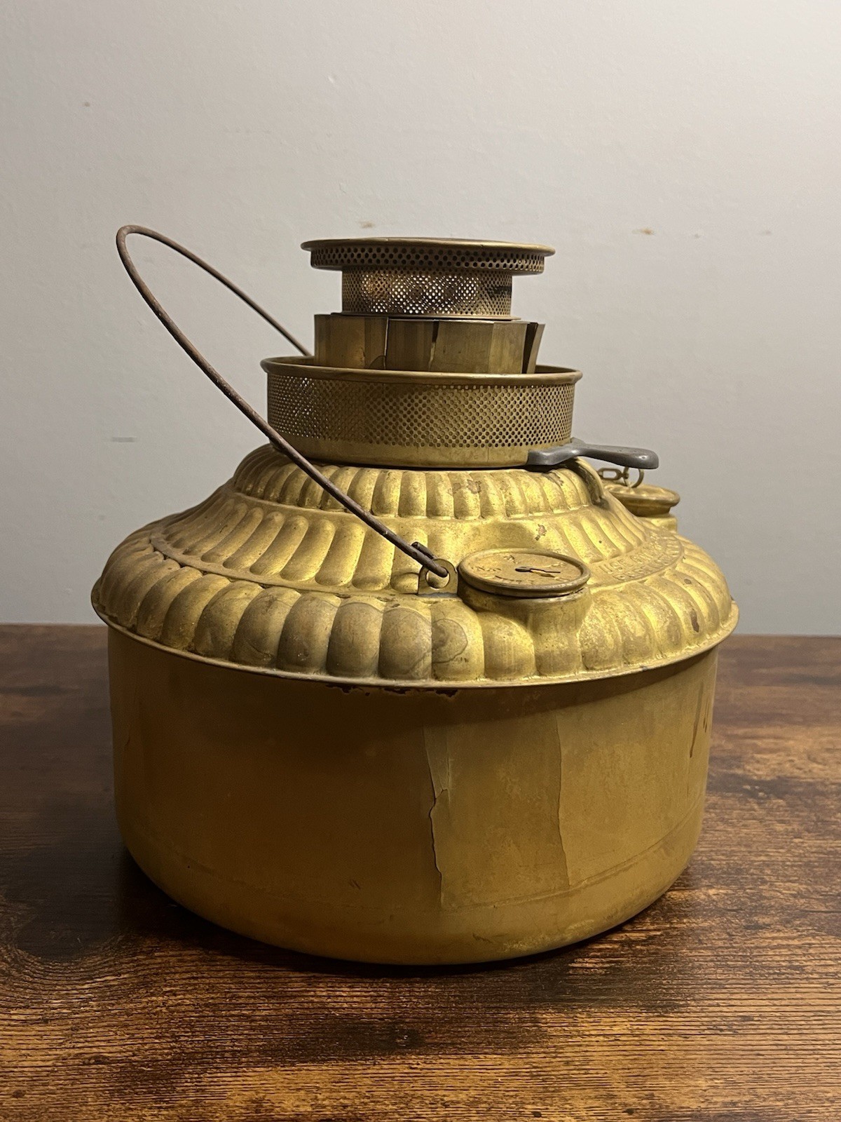 VTG PERFECTION KEROSENE OIL STOVE HEATER BURNER FUEL TANK #500 W WICK FUEL GAUGE