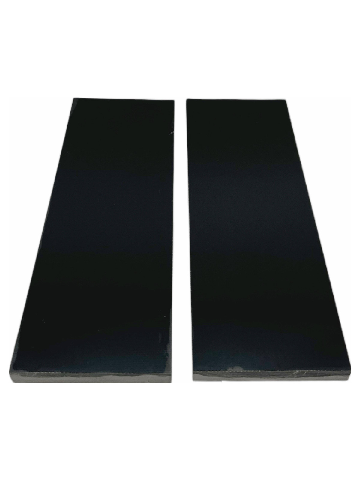 2 PCS OF 1/4″ BLACK G-10 – KNIFE HANDLE MATERIAL BLANK SCALES G10 2″ x 6″