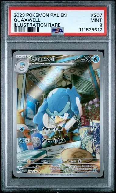 2023 POKEMON PAL EN-PALDEA EVOLVED 207 QUAXWELL ILLUSTRATION RARE