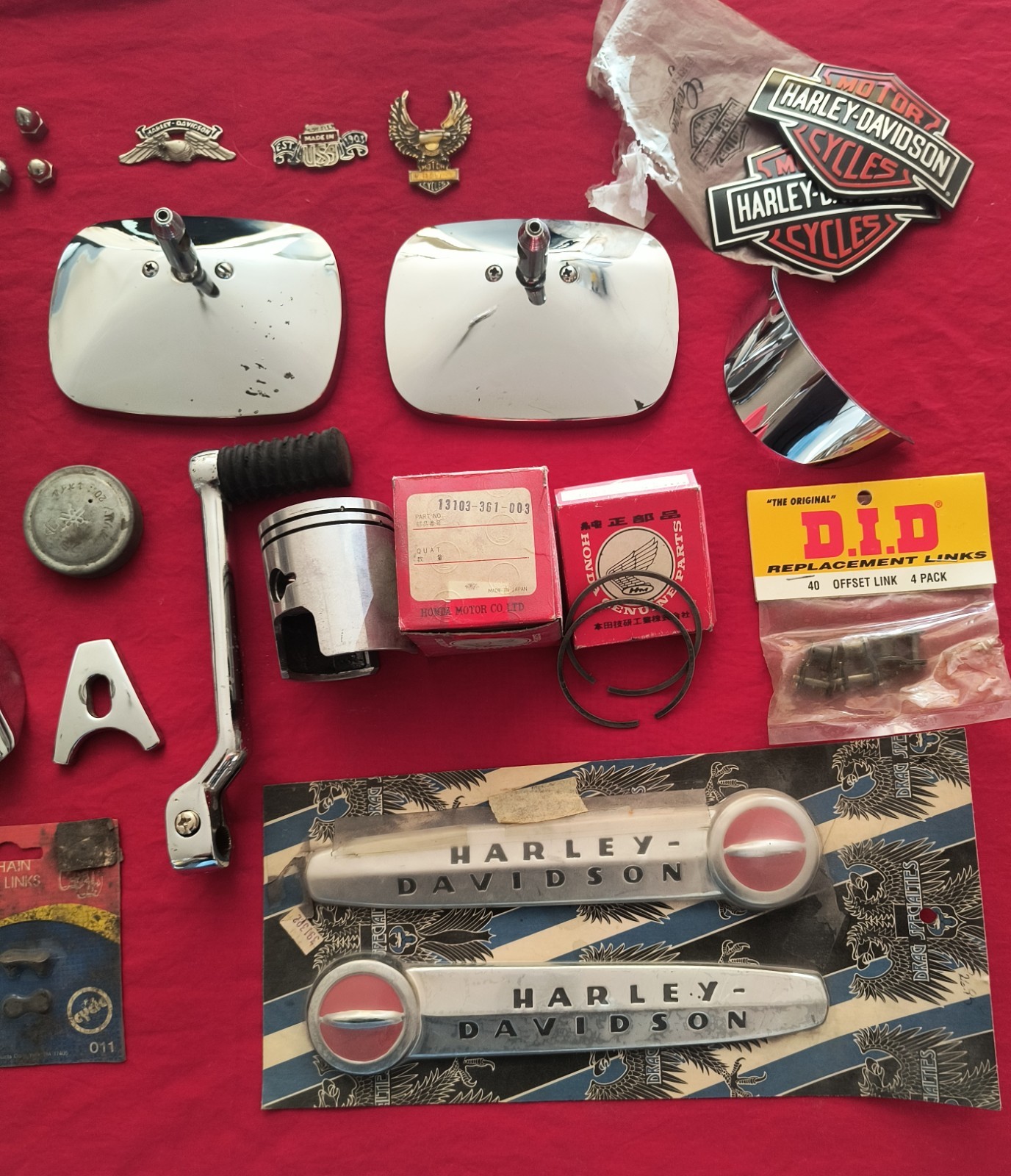 USED / NEW Misc. Harley Davidson & More Parts and accessories lot