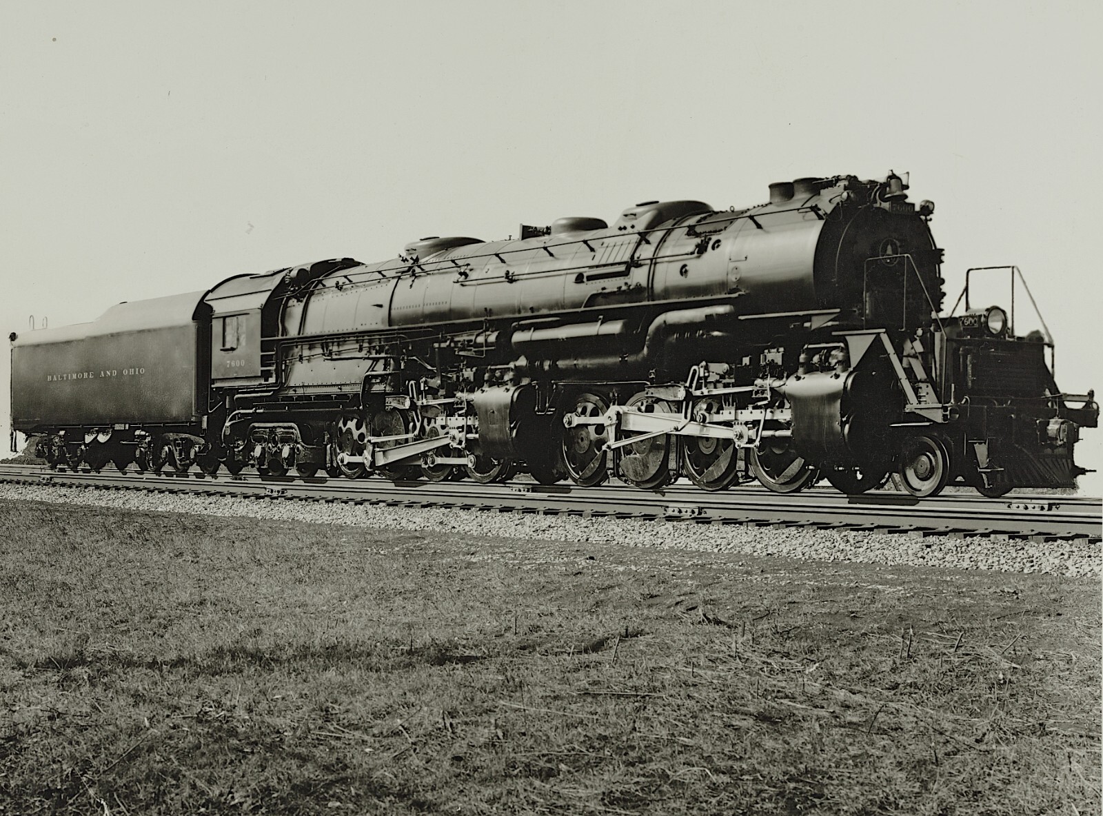 B&O 7600 Class EM-1 2-8-8-4 Yellowstone 1943 8 x 10 Photo