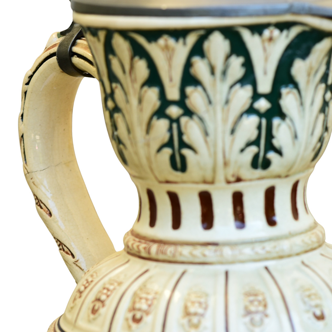 German Regimental Beer Stein Pionier | Porcelain Lithophane