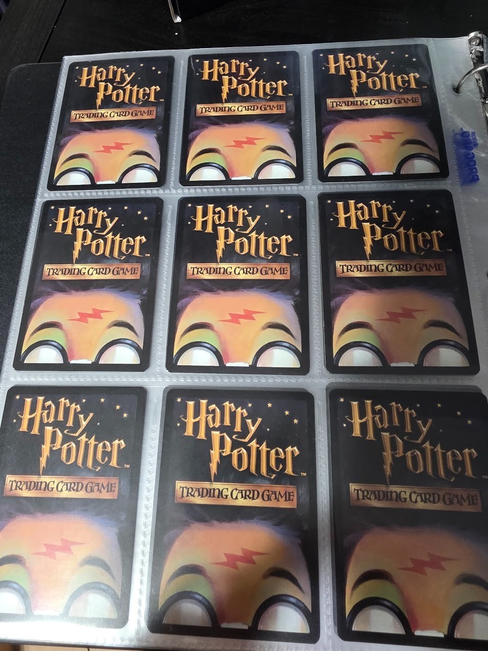 Harry Potter TCG Complete Master set 116 cards including all holos. Unplayed!