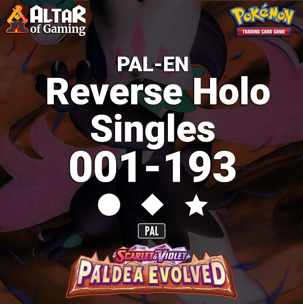 Pokémon TCG Scarlet & Violet Paldea Evolved Reverse Holo Singles (PAL EN) [Mint]
