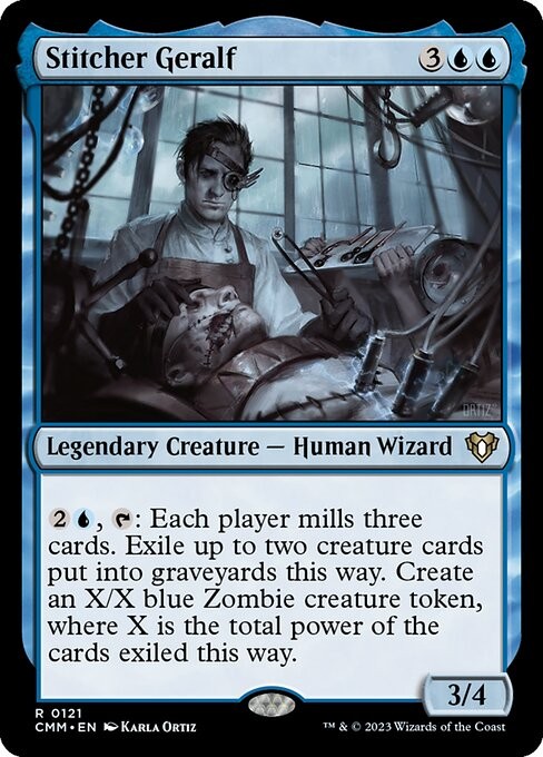 [MTG] Stitcher Geralf (0121) (CMM) NM