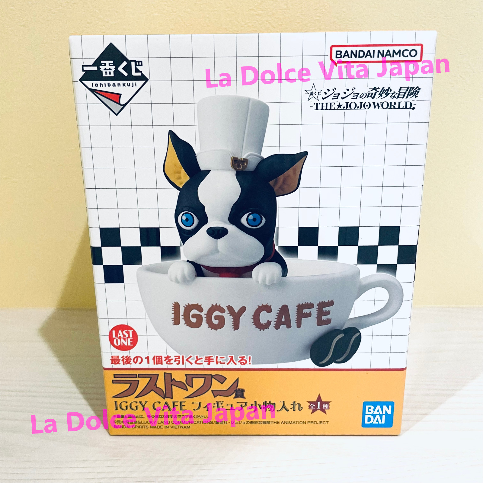 Iggy Figure 4.3″H Accessory Tray JOJO WORLD Ichiban Kuji Last One JoJo’s Bizarre