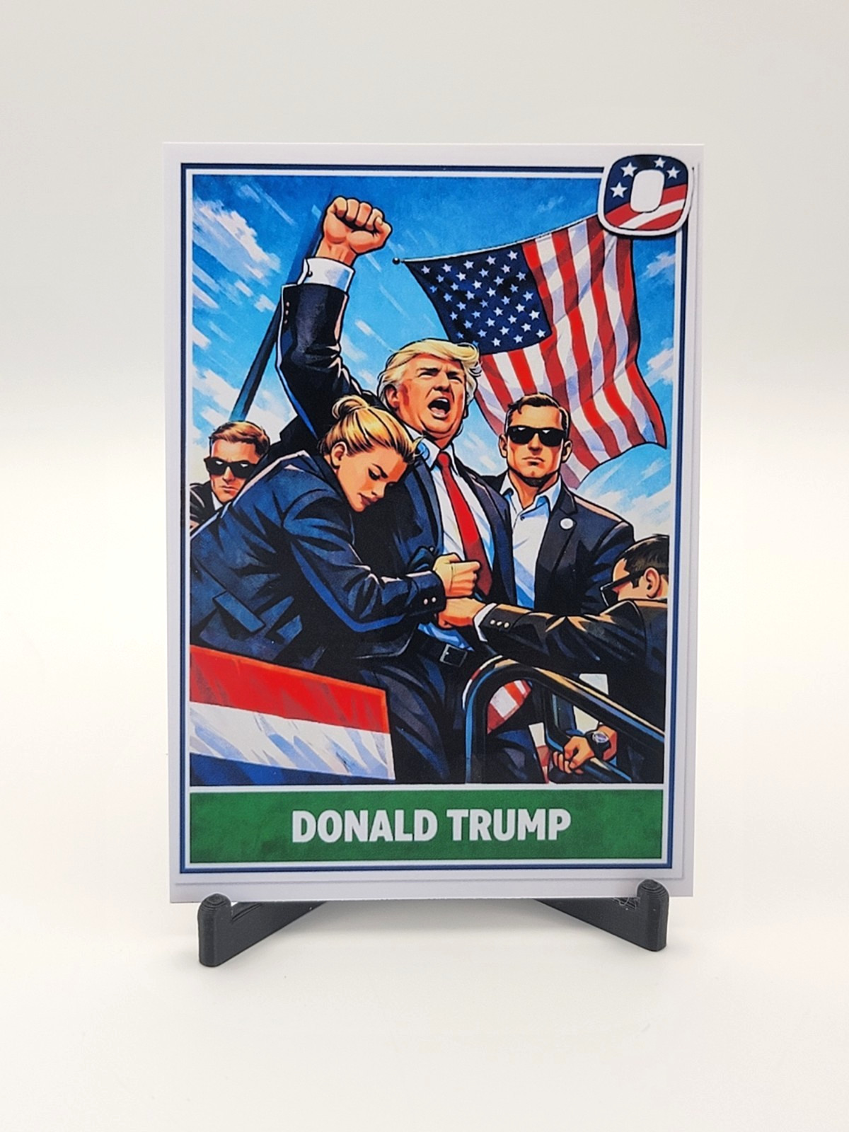 Donald Trump ACEO Custom Art Card – Fight! Fight! Fight!