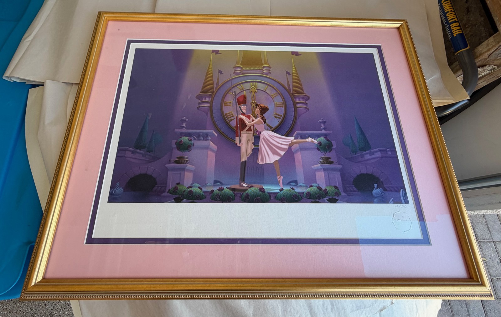Original Disney Animation Art Giclee Print Steadfast Romance Fantasia 2000 S/N