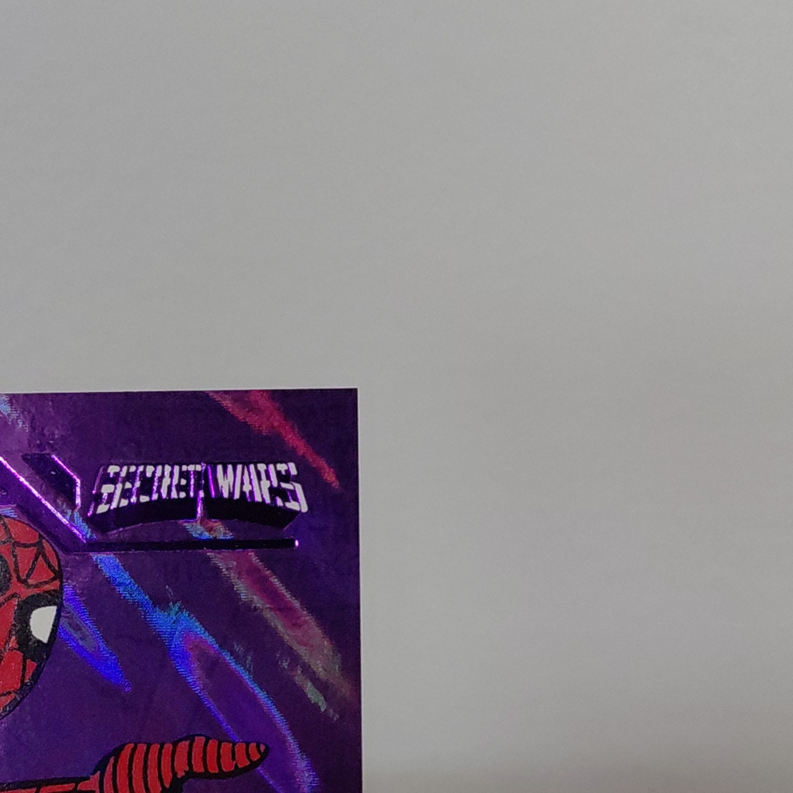 2023 Upper Deck Marvel Secret Wars SPIDER-MAN PURPLE BOX 97/99