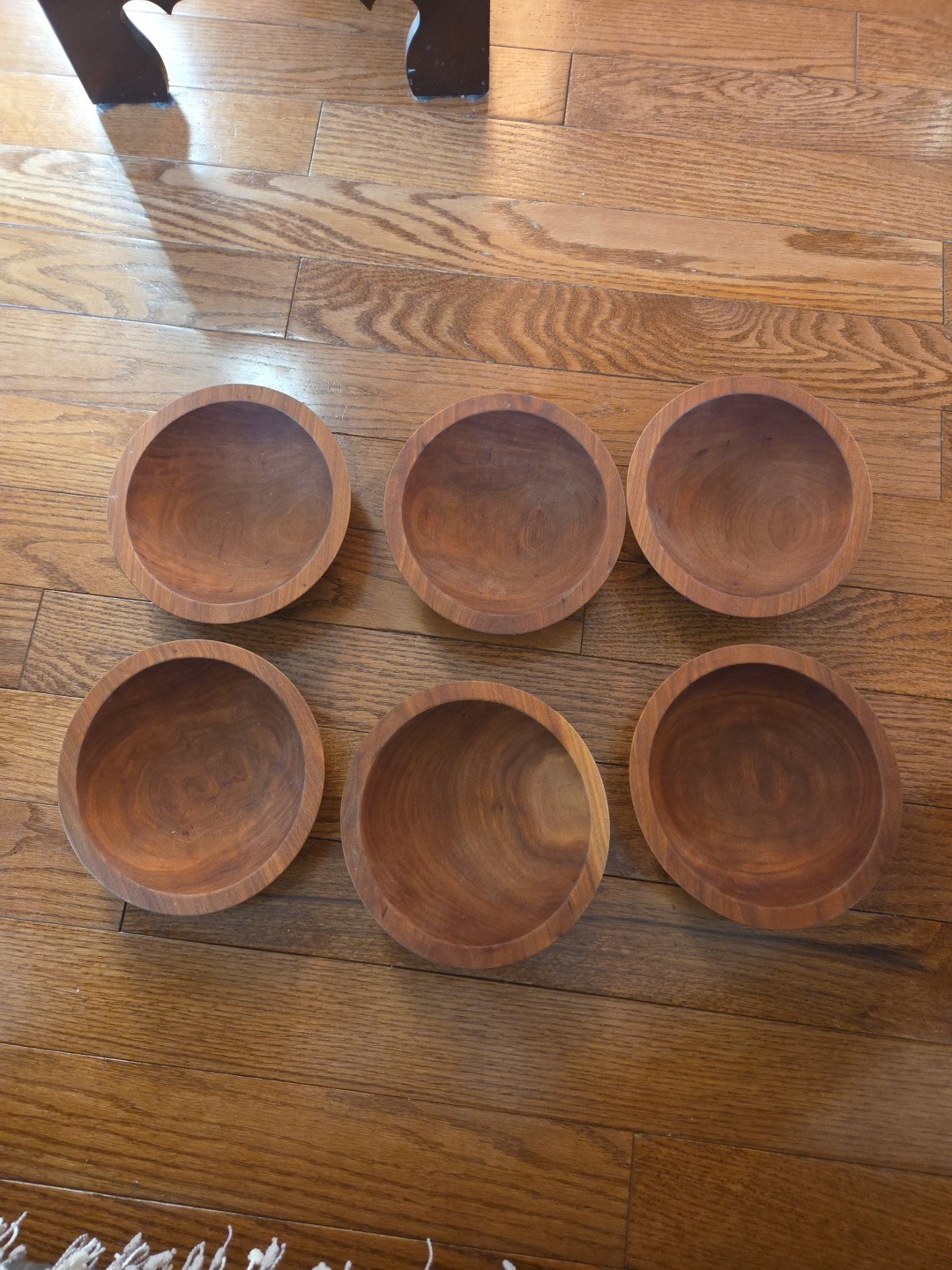 Vintage Hand Turned Wooden 8” Holland Bowl Mill, Holland, MI
