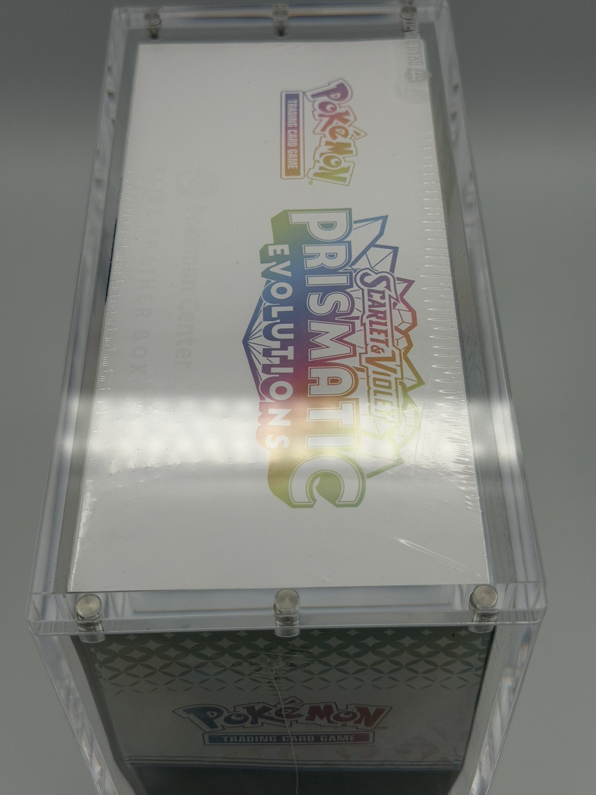 Sealed Pokemon Prismatic Evolutions Pokemon Center ETB | In Grail Guard case