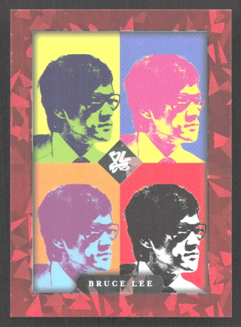 E762 – 2025 Super Products – Bruce Lee #POP-9 – /75 – Red Cracked Ice – Keepsake