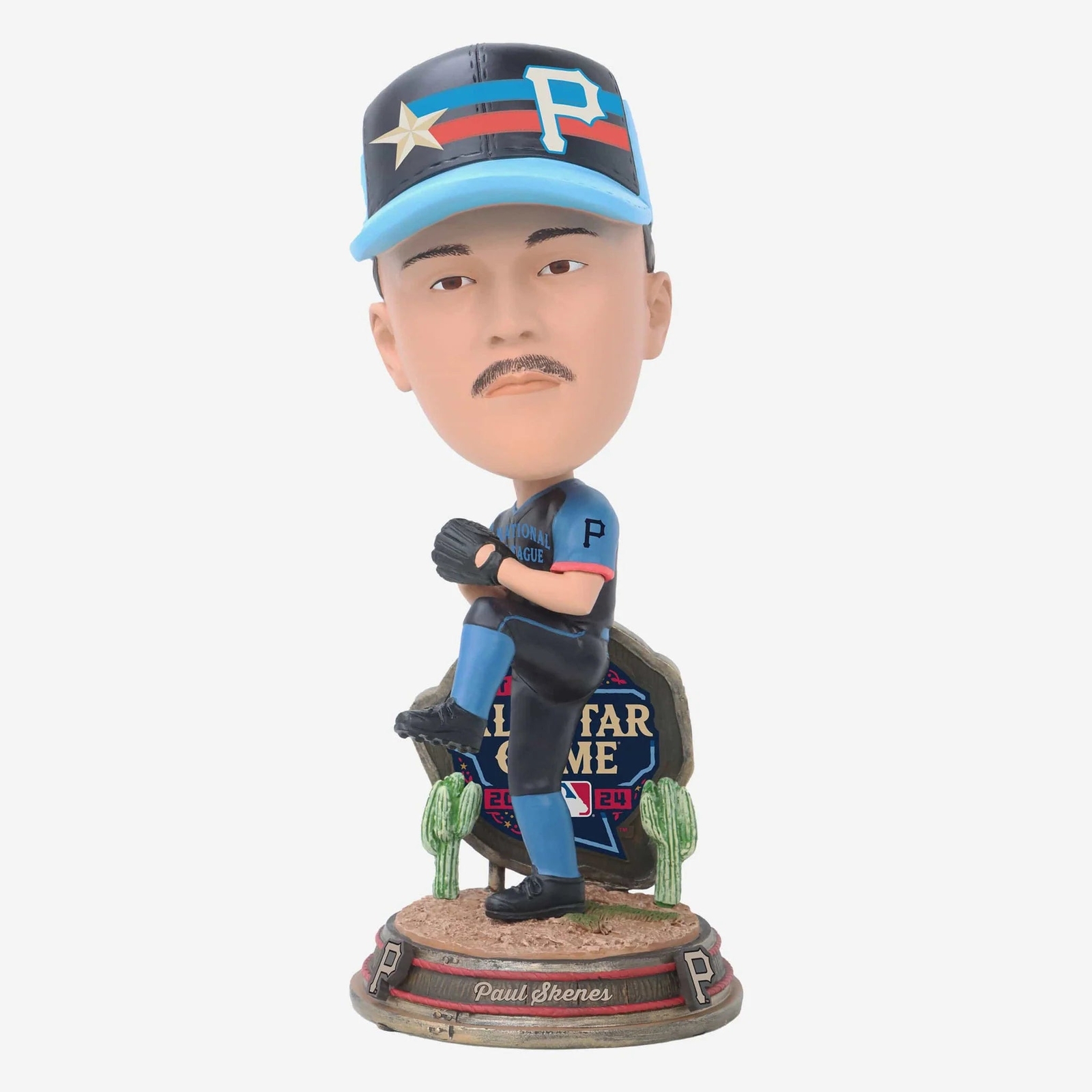 Paul Skenes Pittsburgh Pirates 2024 All-Star Bighead Bobblehead MLB Baseball