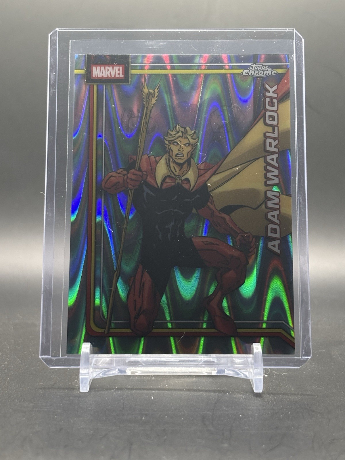 2026 Topps Chrome Marvel – Adam Warlock #002 Raywave