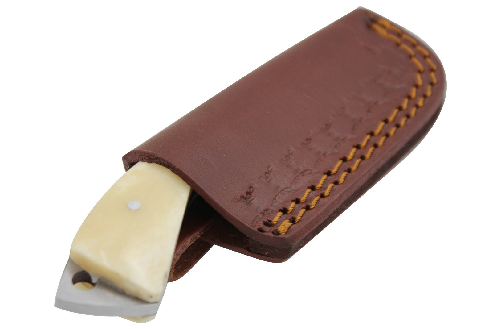 Wild Turkey Handmade Collection Fixed Blade Mini Chef Cleaver w. Leather Sheath