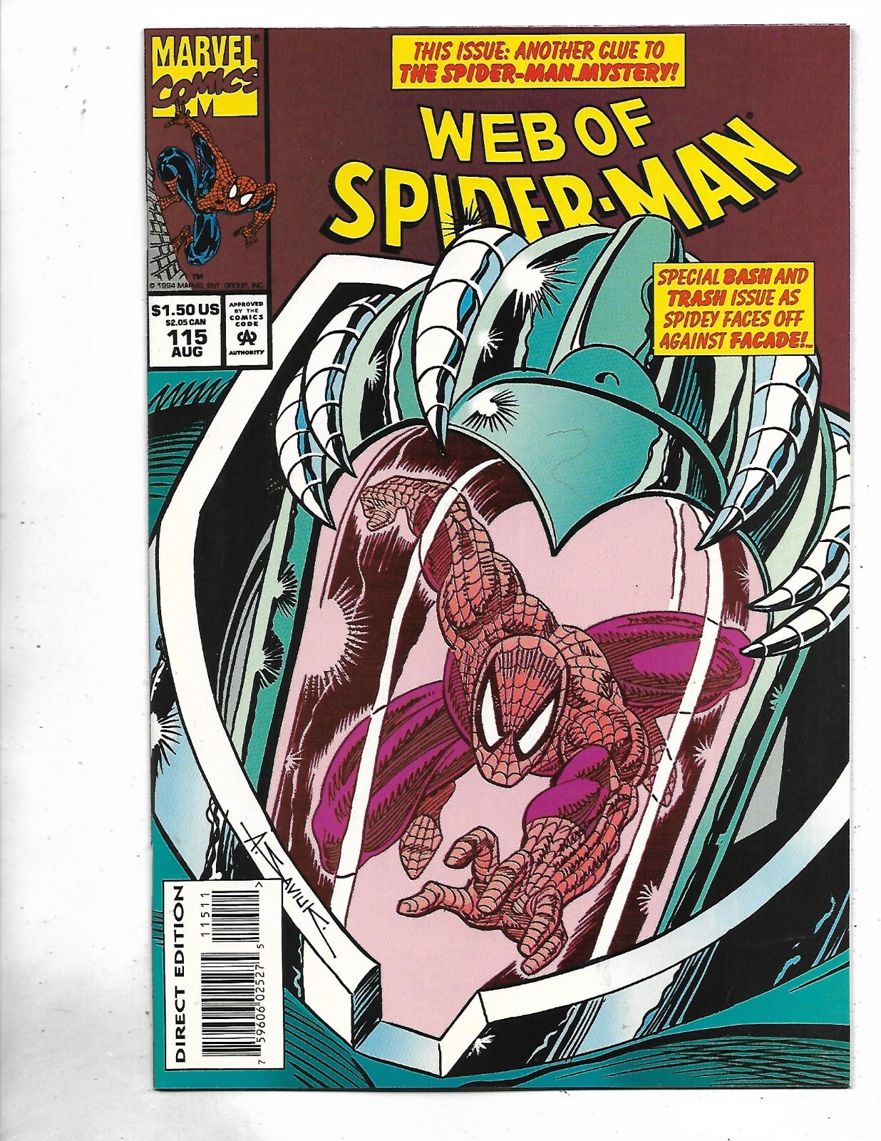 Web of Spider-Man #115, 1994, 9.8, NEAR MINT/MINT, Stan Lee era, modern age