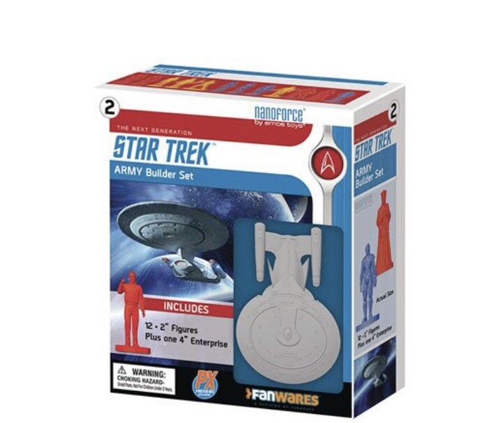 Star Trek The Next Generation Nanoforce Army Builder Figures PX Exclusive Set