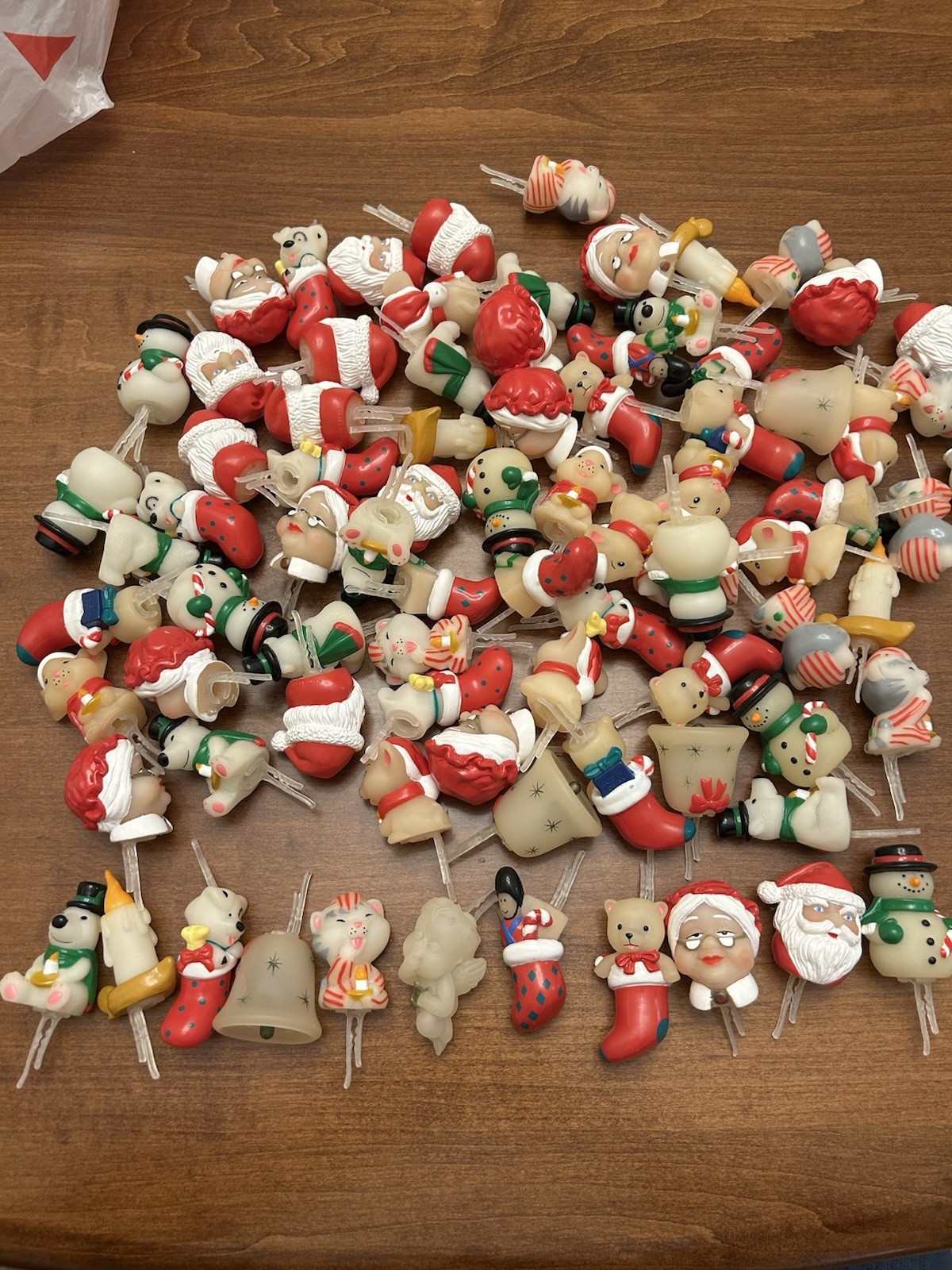 Vintage Plastic Christmas Light Covers – Set Of 72 Pieces