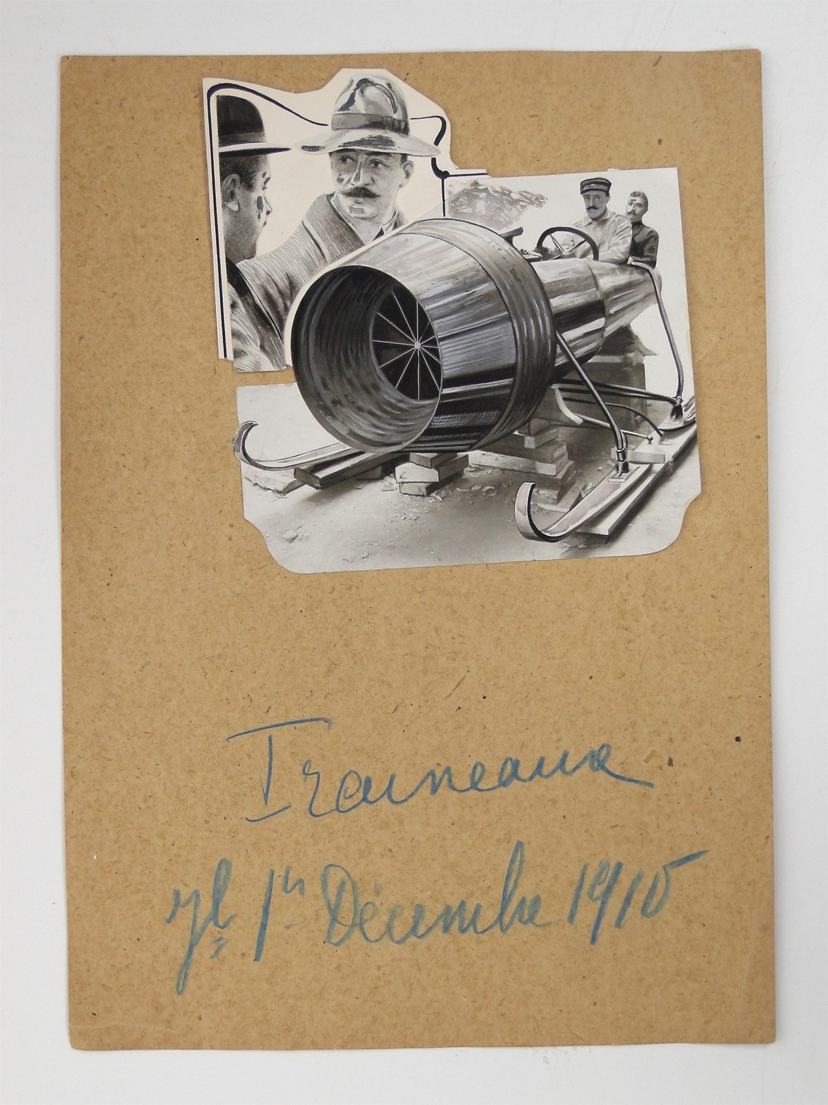 Coanda Henri Coandă Snow Sleigh Photo 1910 Montage Photo