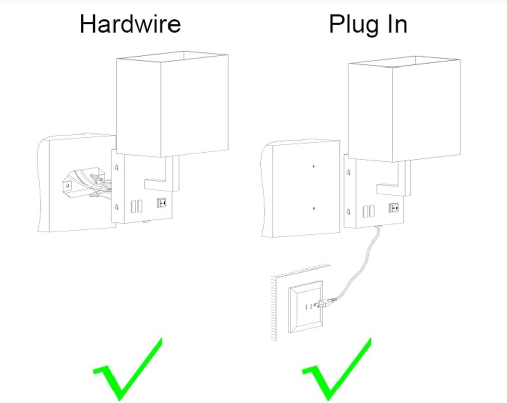 – Bedside Wall Light with Outlet,Wall Lamp,Wall Sconces,Wall Lamp for Bedroom,Li