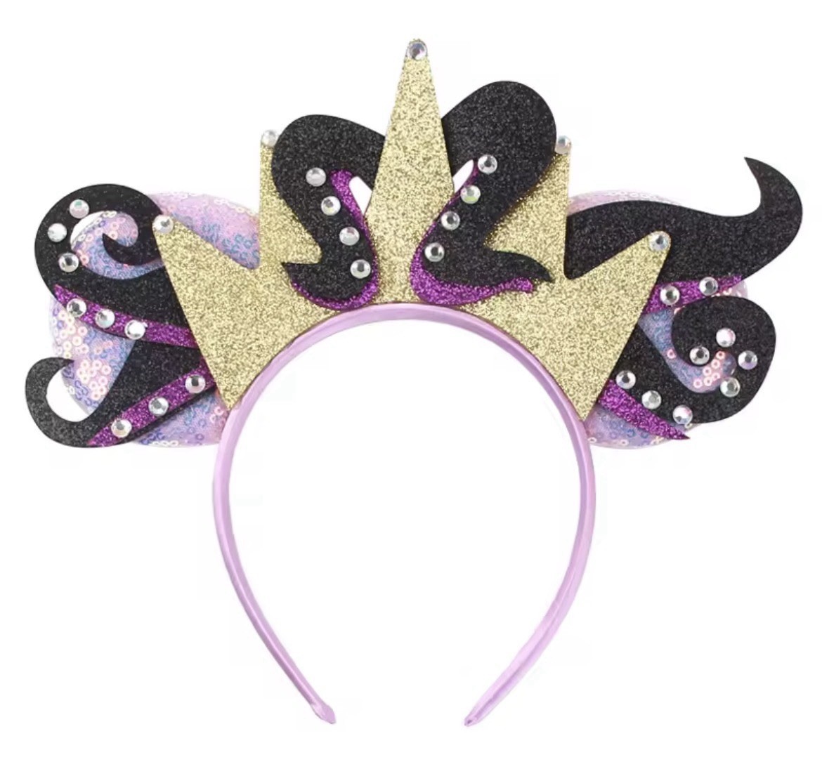 Disney URSULA Ears LITTLE MERMAID Mickey ears VILLAINS Headband CROWN Tentacles