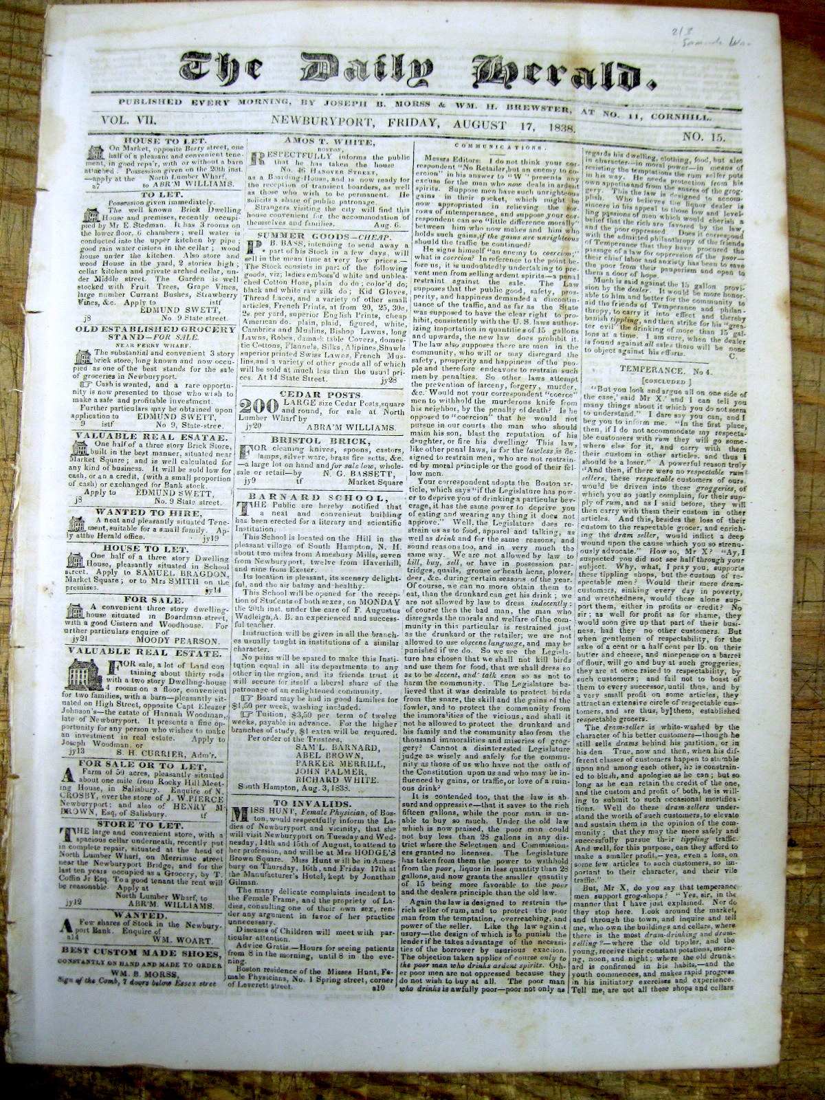 Dealer Lot of 30 ORIGINAL pre-Civil War US newspapers 1800-1861 Good for Resale
