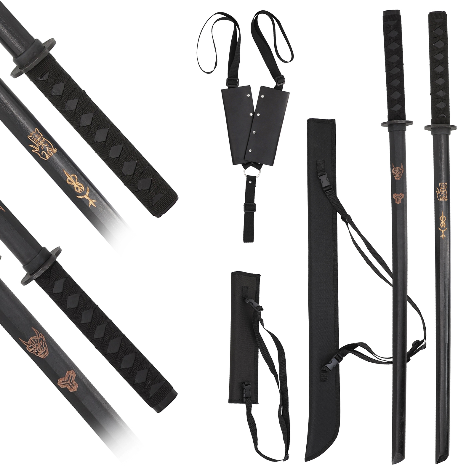 MARTIAL ARTS JAPANESE BOKKEN TRAINING SAMURAI WOODEN SWORD IAIDO PRACTICE GIFT