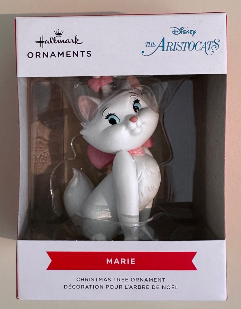 NIB Hallmark Disney The Aristocats Marie Christmas Tree Holiday Ornament