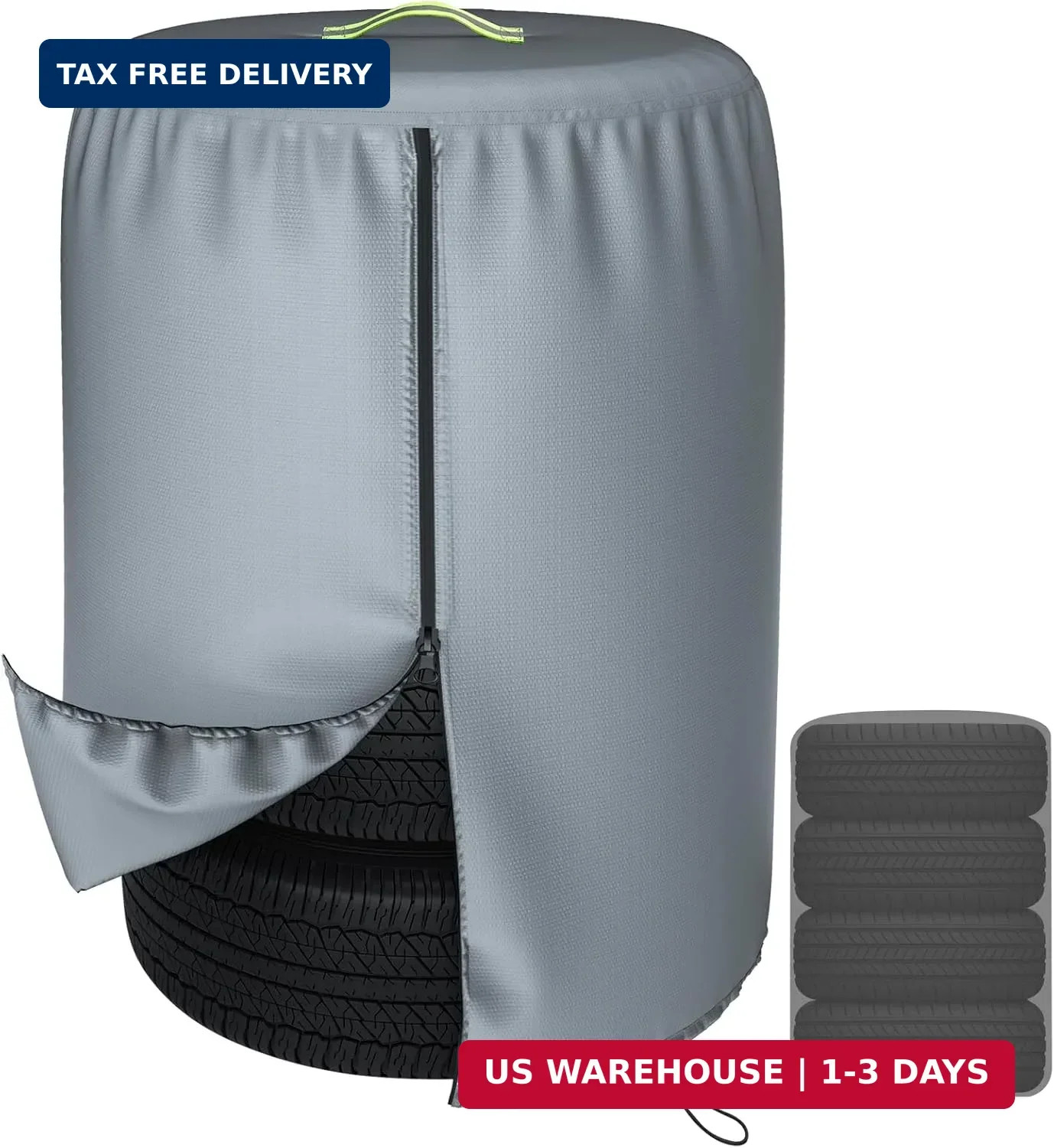 Durable 600D Tire Storage Bag,Large Tyre Dust Protective Cover with Waterproof Z