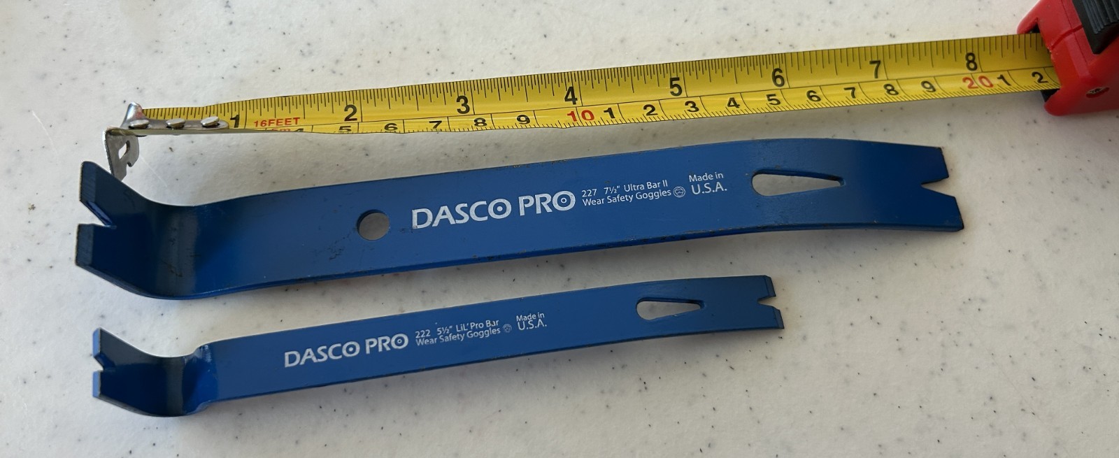 Vintage Dasco Pry Bars (5½”-222) and (7½”-227)