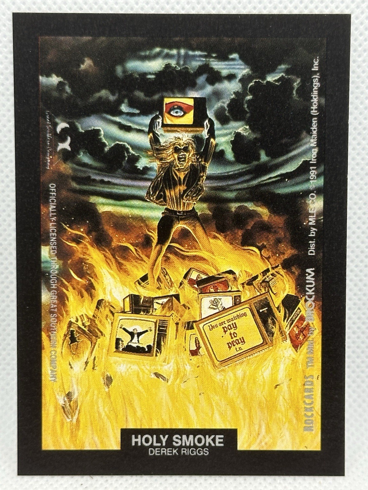 1991 BROCKUM ROCK CARDS COMPLETE INSERT SET OF 18 ART STICKERS PACK FRESH!🔥