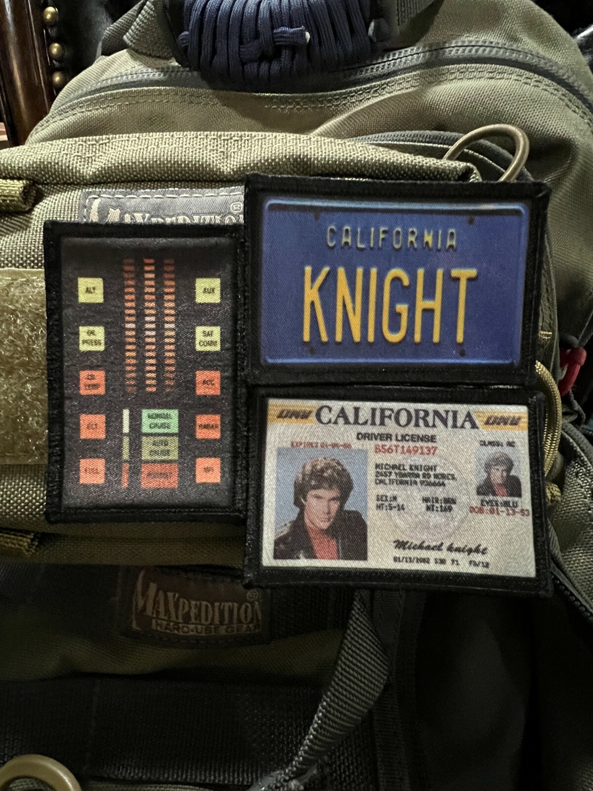 Knight Rider KIT Computer Morale Patch Tactical Military Army Flag Badge USA