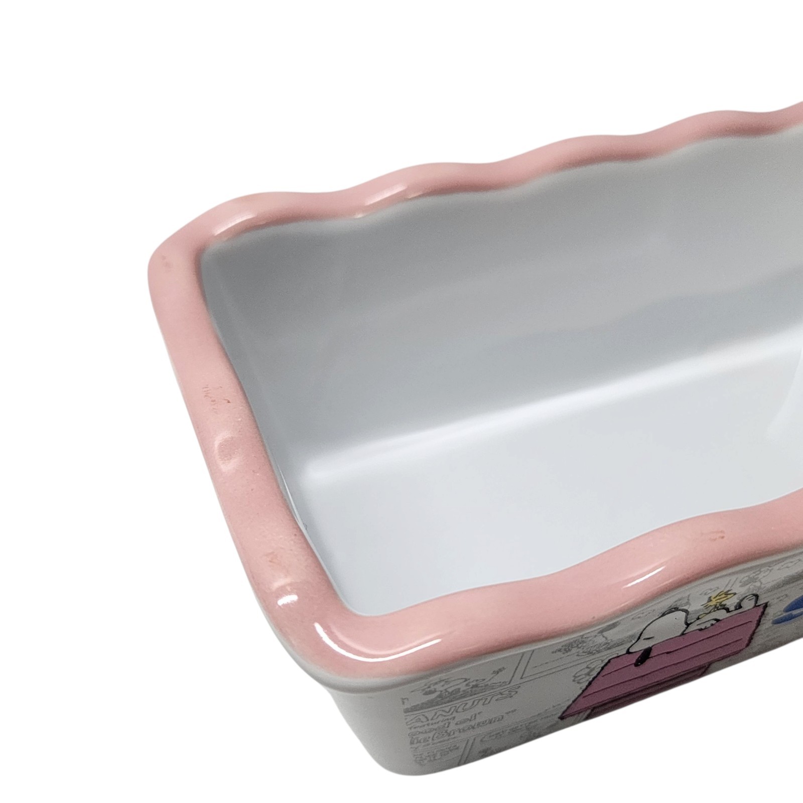 Peanuts Snoopy Spring Mini Loaf Bread Pan Dish Casserole New 2022