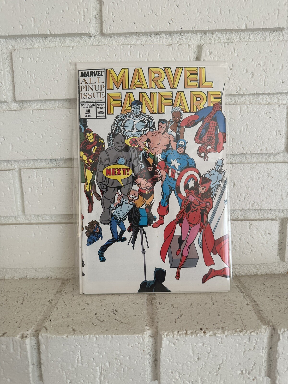 Marvel Fanfare #45 All Pinup Issue (Super Hero Poster Pages)1989 NM