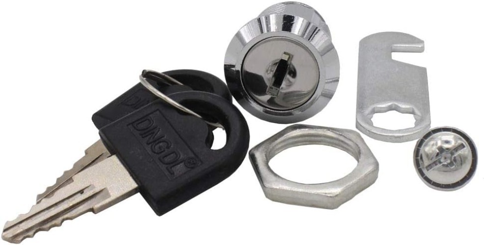 Versatile 16mm Security Lock for Mailbox, Cupboard & Drawer – Easy Installation