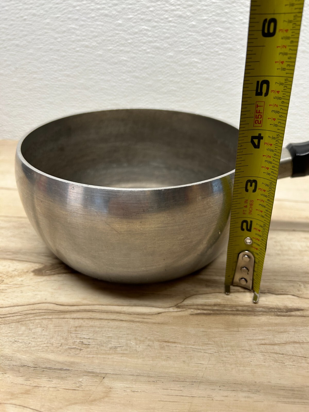 Vtg Solid Aluminum Ware Ever 1.5 Qt Saucepan Casserole With Lid Made In USA