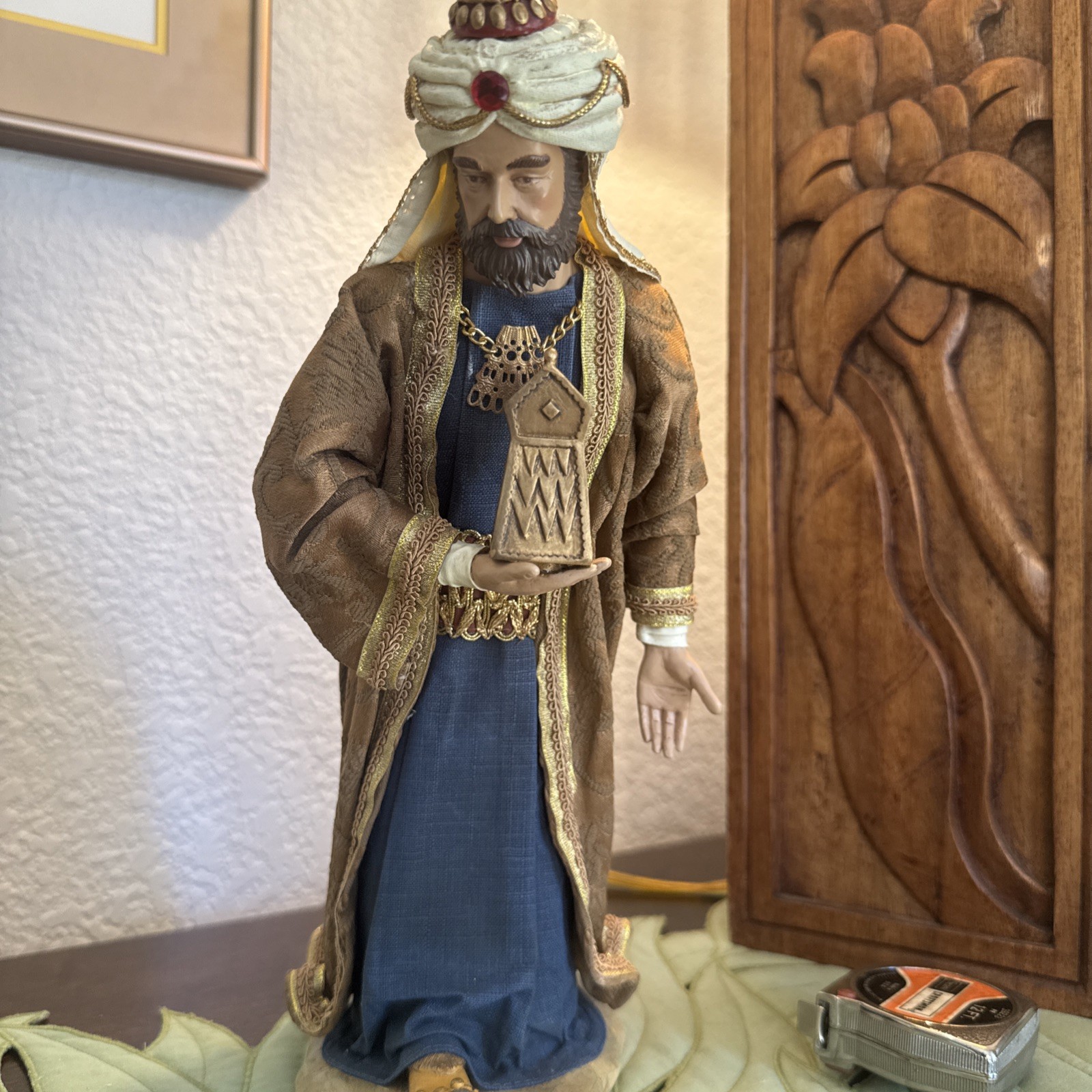 Kirkland Signature Nativity 1 Replacement Figure Fabric Mache three King