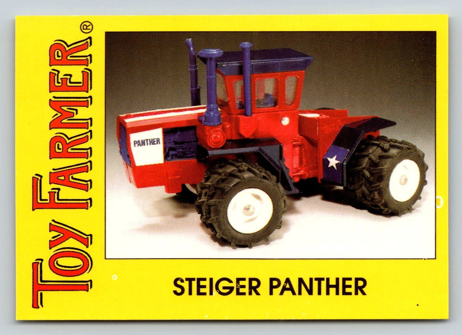 Toy Farmer Steiger Panther 1983 Toy Farmer Ertl #51 Card