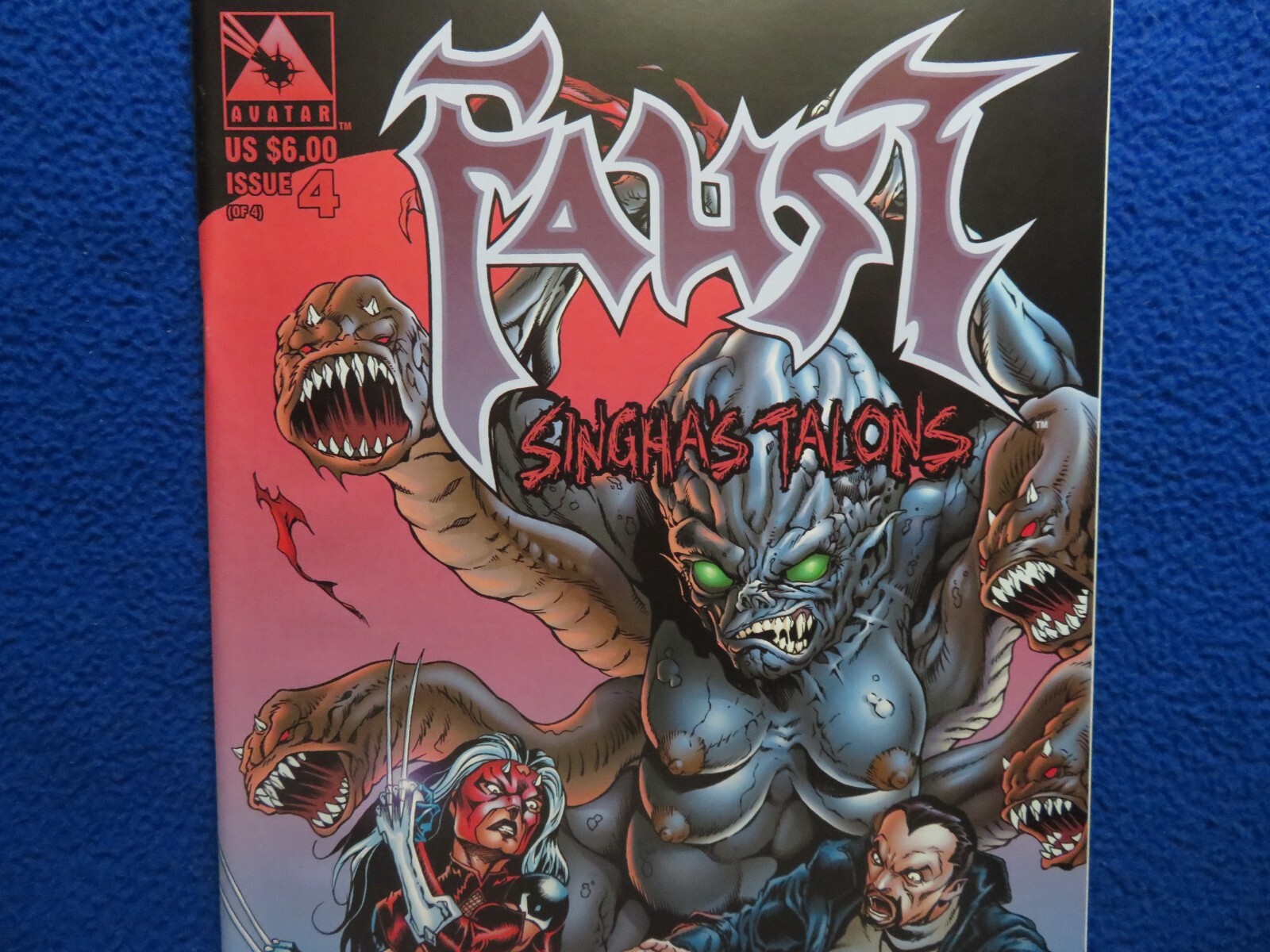 FAUST SINGHA’S TALONS #4 EXTREME VARIANT 2000 VIGIL QUINN AVATAR