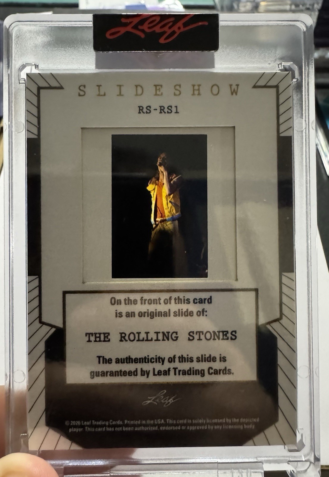 2026 Leaf Slideshow Rock Slides The Rolling Stones Mick Jagger RS-RS1