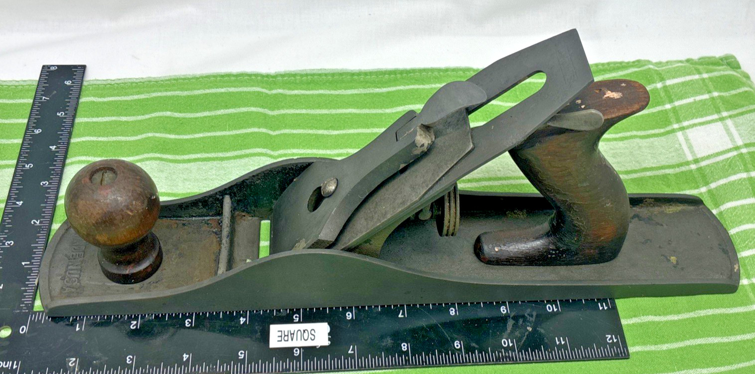 VTG Lakeside Smooth Bottom Wood Plane – 14″ Long Montomery Ward Stanley/Sargent