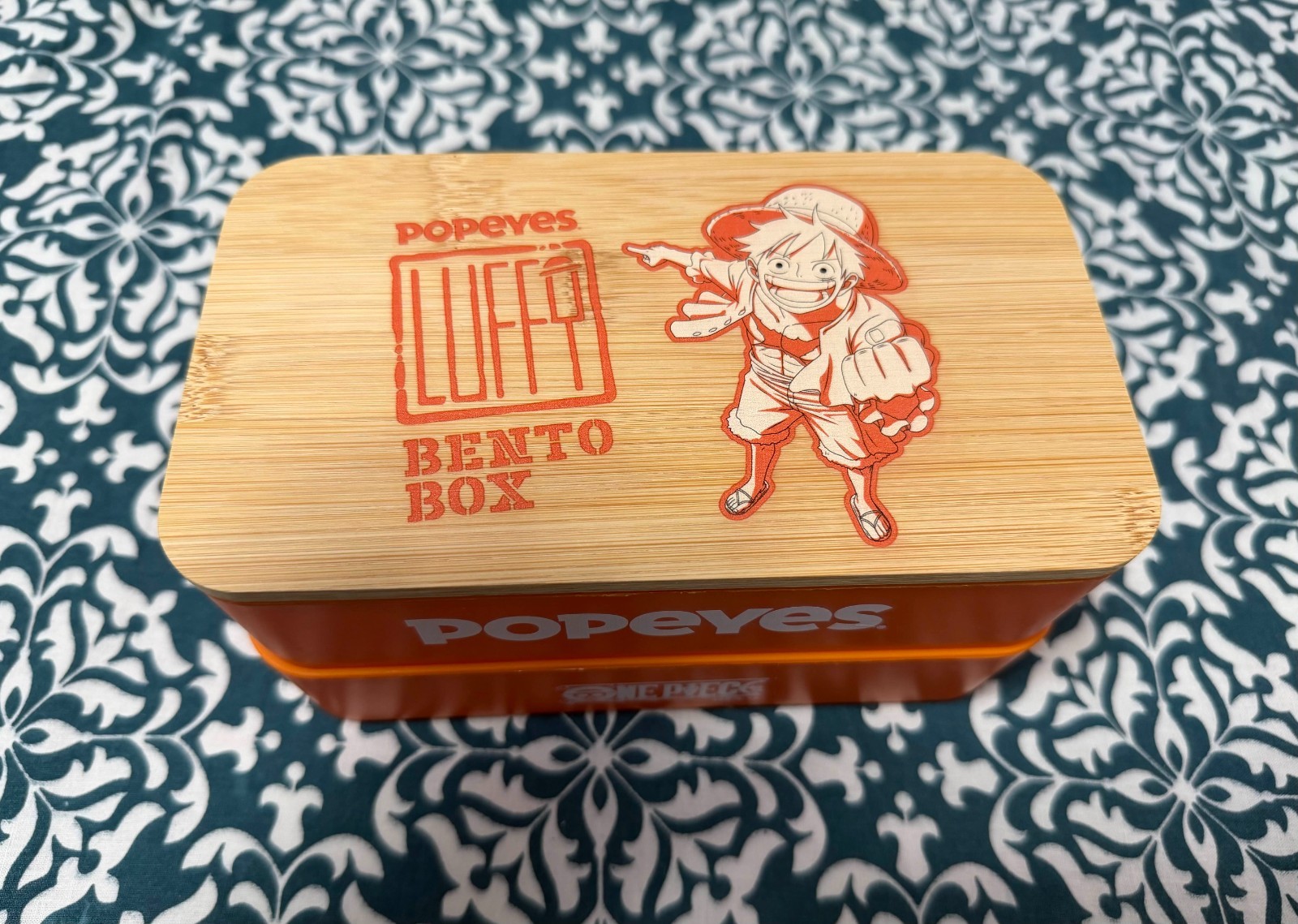 Popeyes x One Piece Luffy Bento Box 2026 Limited Edition In Hand – Rare Find
