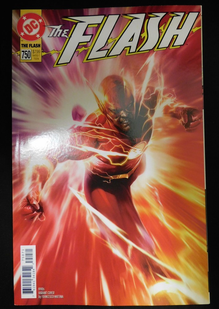 FLASH 750 DC 1990S VARIANT COMIC FRANCESCO MATTINA WOLFMAN JOHNS LOBDELL 2020 NM
