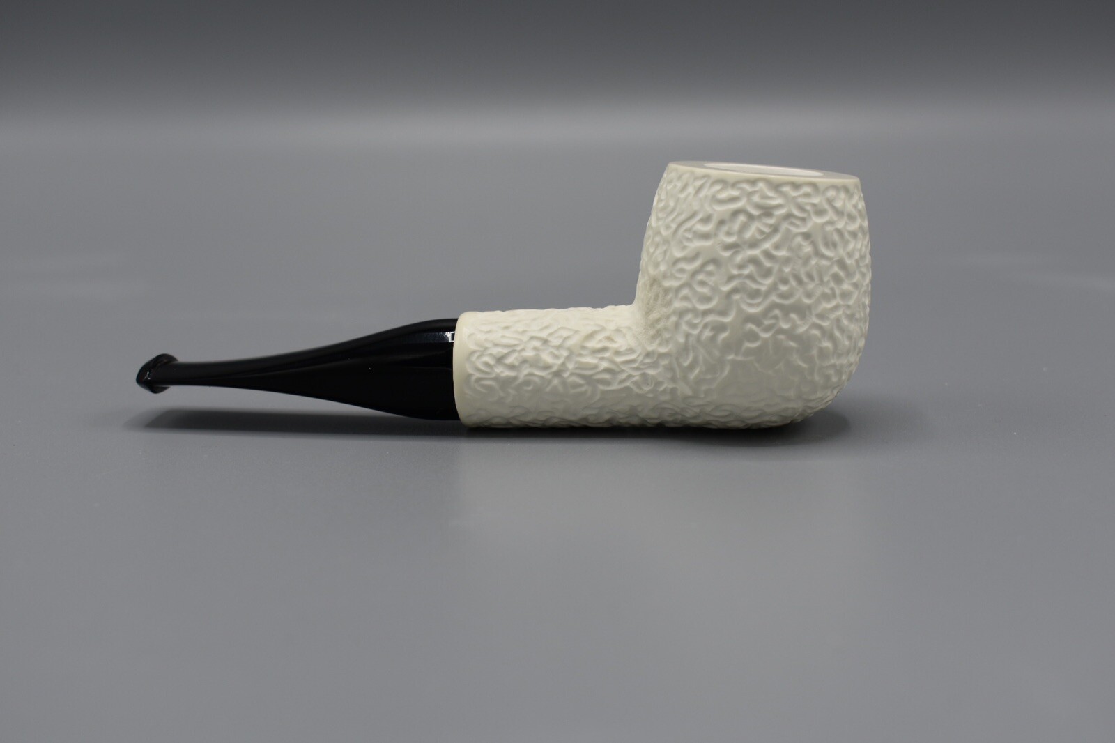 Nose warmer Fat Apple Pipe new-block Meerschaum Handmade W Case#1775